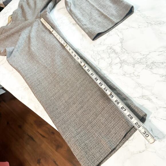 Talbots Wool Blend Italian Woven Gray Brown Pants Women's Size 16 Petite - Picture 14 of 15